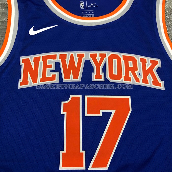 Maillot New York Knicks Jeremy Lin NO 17 Icon Bleu